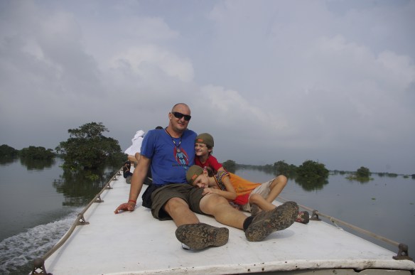Bateau reliant Siam Reap à Battambang