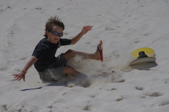 Lancelin, sandboarding