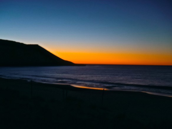 Coucher de soleil a Red Bluff