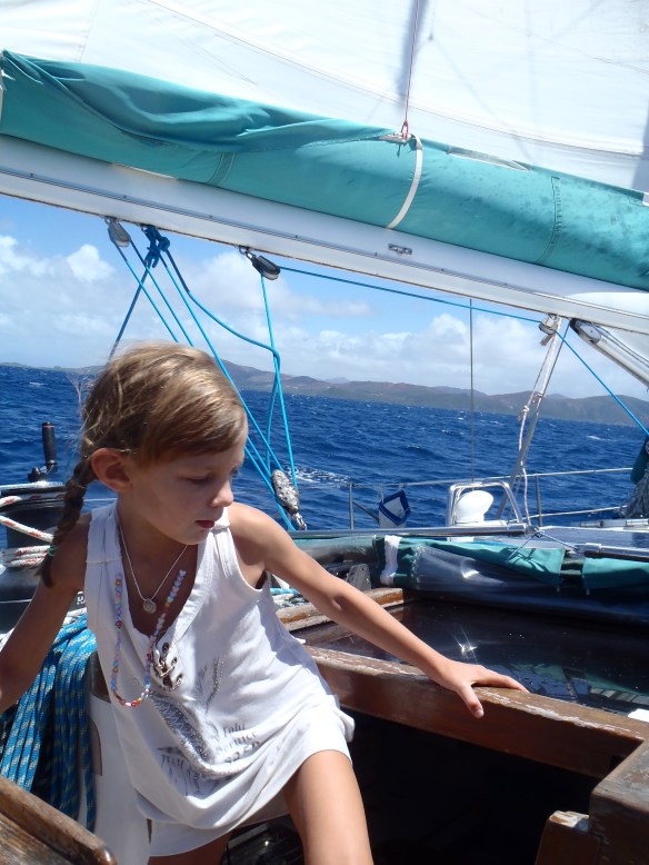 Navigation houleuse, en route pour l''îlot Cosy