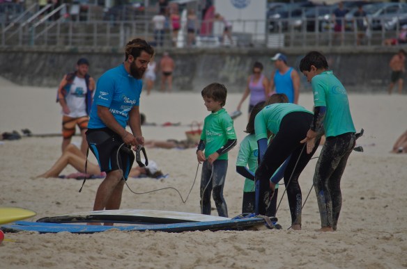 1ère leçon de surf