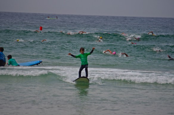1ère leçon de surf et life savers en formation 