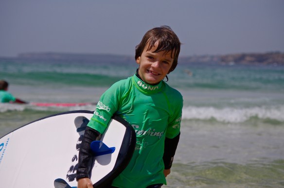 1ère leçon de surf 