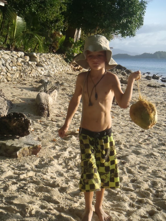 On survit grâce aux noix de cocos