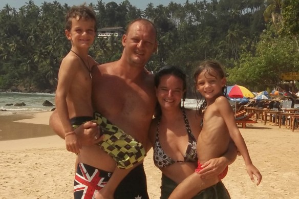 Dernière photo de famille au Sri Lanka