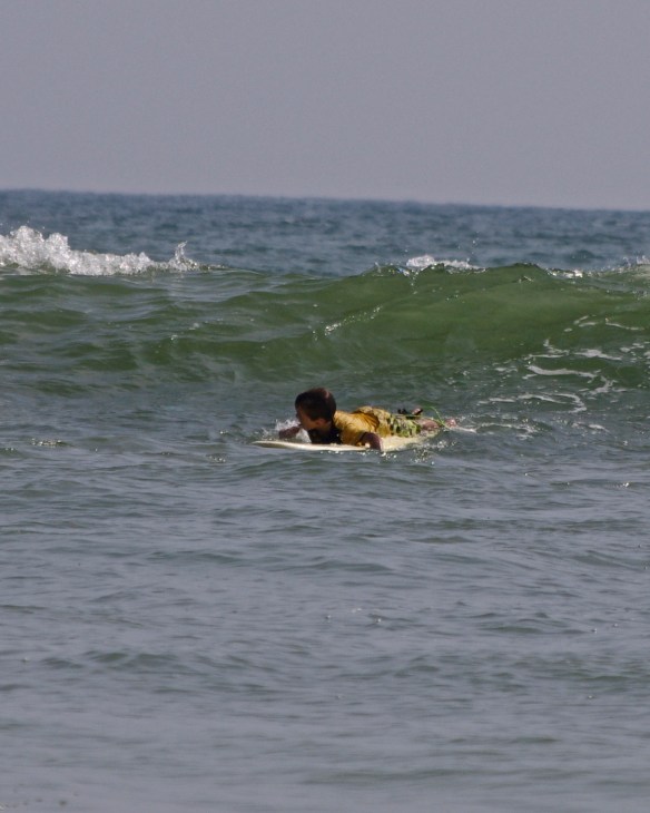 Maceo, deuxième journée de surf