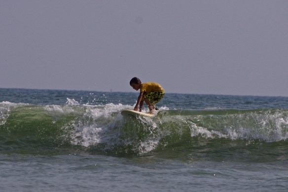Maceo, deuxième journée de surf